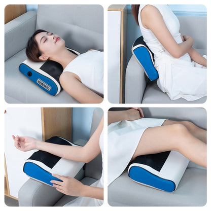 Multifunctional Hot Compress Neck Massager Car Cervical Spine Massage Pillow(Blue Six Keys) - Seat Accessories by PMC Jewellery | Online Shopping South Africa | PMC Jewellery | Buy Now Pay Later Mobicred