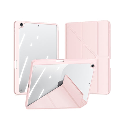 For iPad 10.2 2019/2020/2021 DUX DUCIS Magi Series Shockproof Tablet Case(Pink) - iPad 10.2 Cases by DUX DUCIS | Online Shopping South Africa | PMC Jewellery | Buy Now Pay Later Mobicred