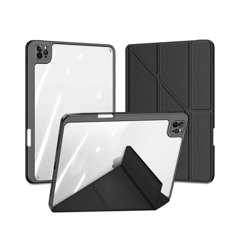 For iPad Pro 12.9 2022/2021/2020/2018 DUX DUCIS Magi Series Shockproof Tablet Case(Black) - iPad Pro 12.9 (2020) Cases by DUX DUCIS | Online Shopping South Africa | PMC Jewellery | Buy Now Pay Later Mobicred