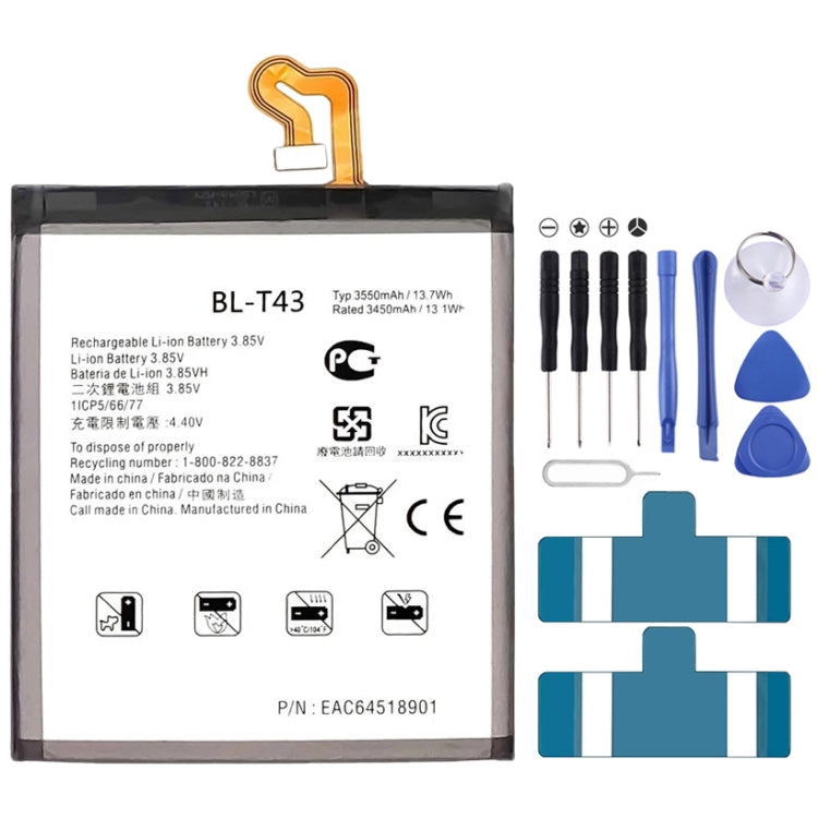 BL-T43 3550mAh For LG G8S ThinQ Li-Polymer Battery Replacement - For LG by PMC Jewellery | Online Shopping South Africa | PMC Jewellery | Buy Now Pay Later Mobicred