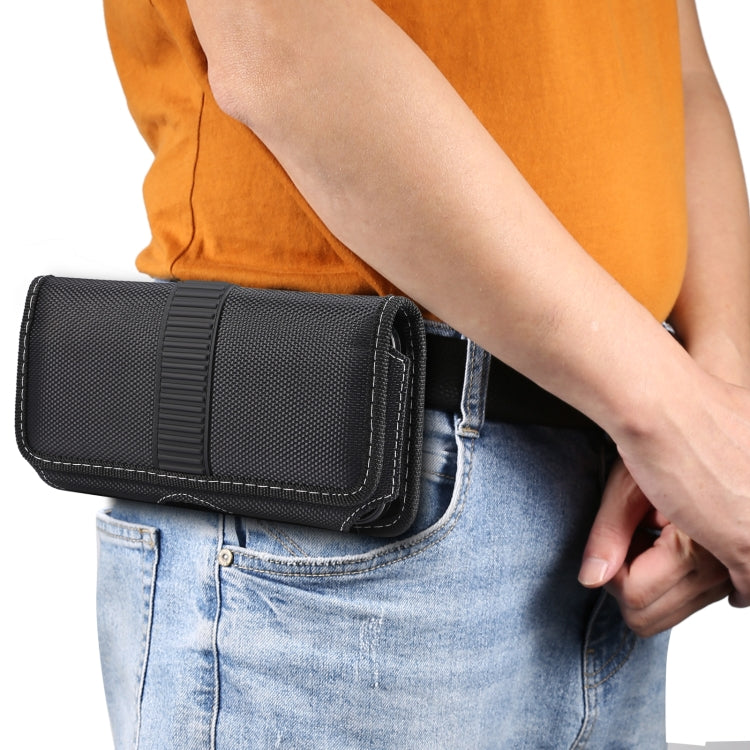 Oxford Cloth Mobile Phone Portable Waist Bag For 6.7-6.9 inch(Black) -  by PMC TechLife | Online Shopping South Africa | PMC TechLife
