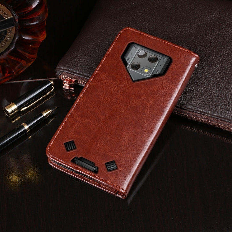 For Blackview BV9800 Pro idewei Crazy Horse Texture Horizontal Flip Leather Case with Holder & Card Slots & Wallet(Rose Red) - More Brand by idewei | Online Shopping South Africa | PMC TechLife | Buy Now Pay Later Mobicred