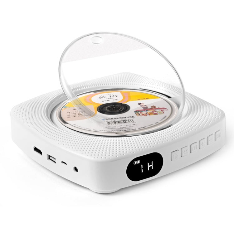 Kecag KC-609 Wall Mounted Home DVD Player Bluetooth CD Player, Specification:DVD/CD+Connectable TV  + Plug-In Version(White) - free shipping - PMC Jewellery - Order now!