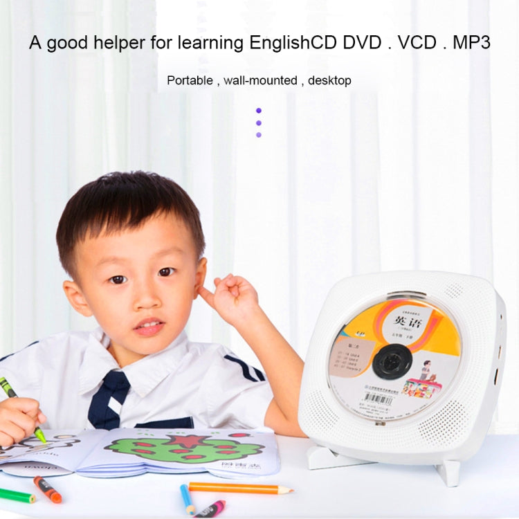 Kecag KC-609 Wall Mounted Home DVD Player Bluetooth CD Player, Specification:CD Version + Not Connected to TV + Charging Version(Blue) - free shipping - PMC Jewellery - Order now!