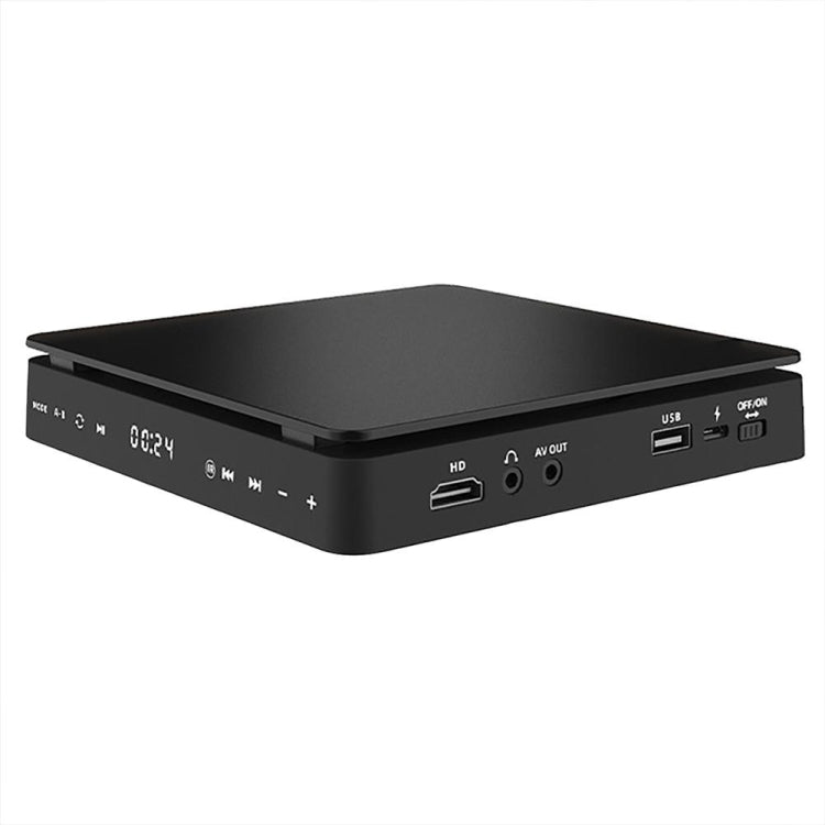 Kecag KC-708 2A Home Plug-in Mini HD DVD Player(Black) - DVD & LCD Player by Kecag | Online Shopping South Africa | PMC Jewellery | Buy Now Pay Later Mobicred