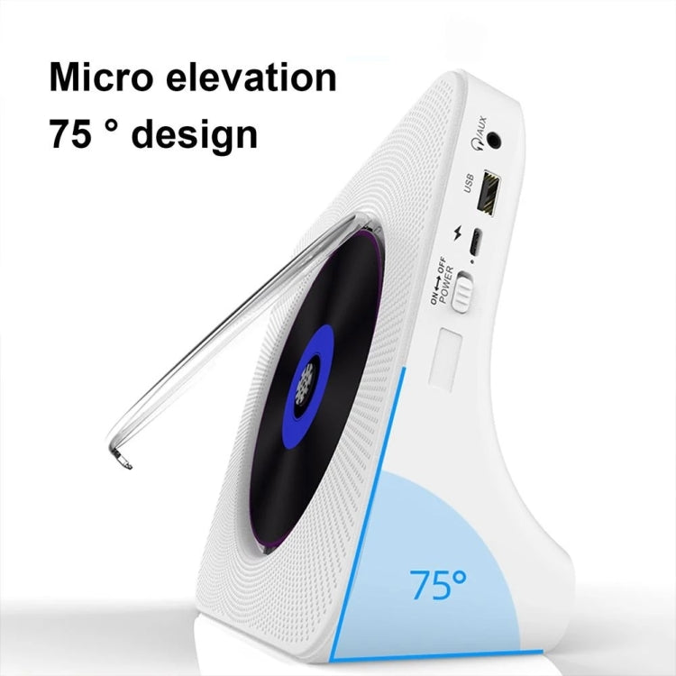 Kecag KC-806 2A Retro Bluetooth Music Disc Album CD Player, Specification:Plug-in Version(Blue) - free shipping - PMC Jewellery - Order now!