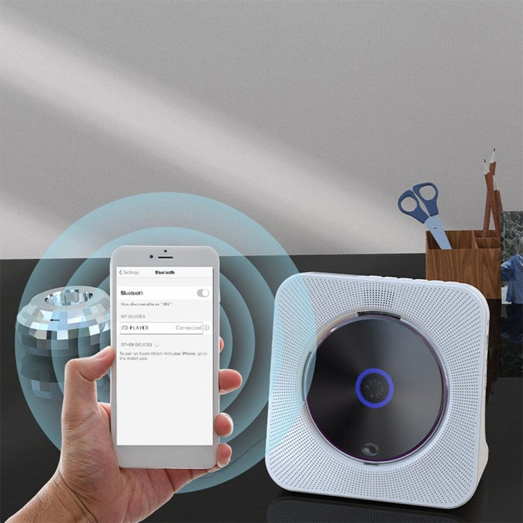 Kecag KC-806 2A Retro Bluetooth Music Disc Album CD Player, Specification:Plug-in Version(Pink) - free shipping - PMC Jewellery - Order now!