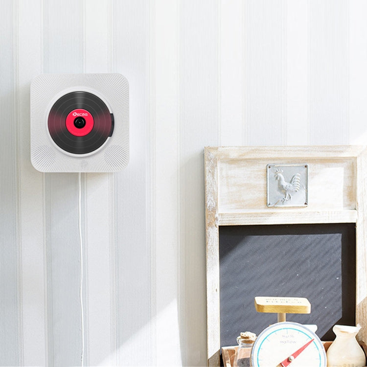 Kecag KC-808 6W Wall Mounted Bluetooth CD Player(White) - free shipping - PMC Jewellery - Order now!