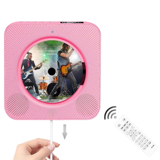 Kecag KC-809 10W Portable Bluetooth Album CD Player Player(Pink) - DVD & LCD Player by Kecag | Online Shopping South Africa | PMC Jewellery | Buy Now Pay Later Mobicred