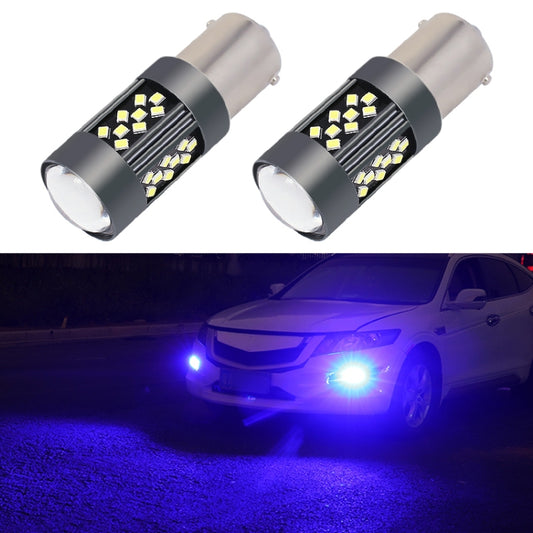 1 Pair 1156 12V 7W Continuous Car LED Fog Light(Blue Light) - Fog / Driving Lights by PMC Jewellery | Online Shopping South Africa | PMC Jewellery | Buy Now Pay Later Mobicred