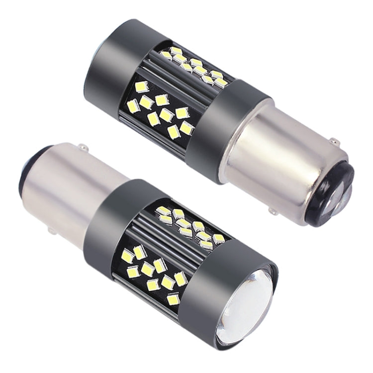 1 Pair 1157 12V 7W Continuous Car LED Fog Light(Blue Light) - Fog / Driving Lights by PMC Jewellery | Online Shopping South Africa | PMC Jewellery | Buy Now Pay Later Mobicred