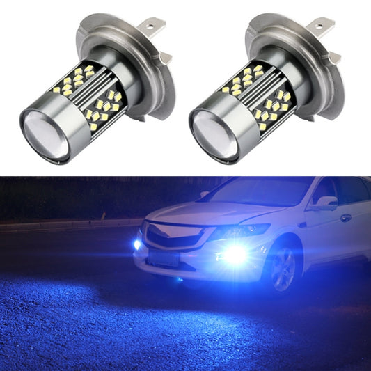 1 Pair H7 12V 7W Continuous Car LED Fog Light(Ice Blue Light) - Fog / Driving Lights by PMC Jewellery | Online Shopping South Africa | PMC Jewellery | Buy Now Pay Later Mobicred