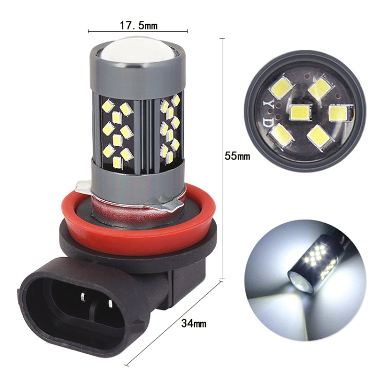 1 Pair H11 12V 7W Strobe Car LED Fog Light(Lime Light) - Fog / Driving Lights by PMC Jewellery | Online Shopping South Africa | PMC Jewellery | Buy Now Pay Later Mobicred