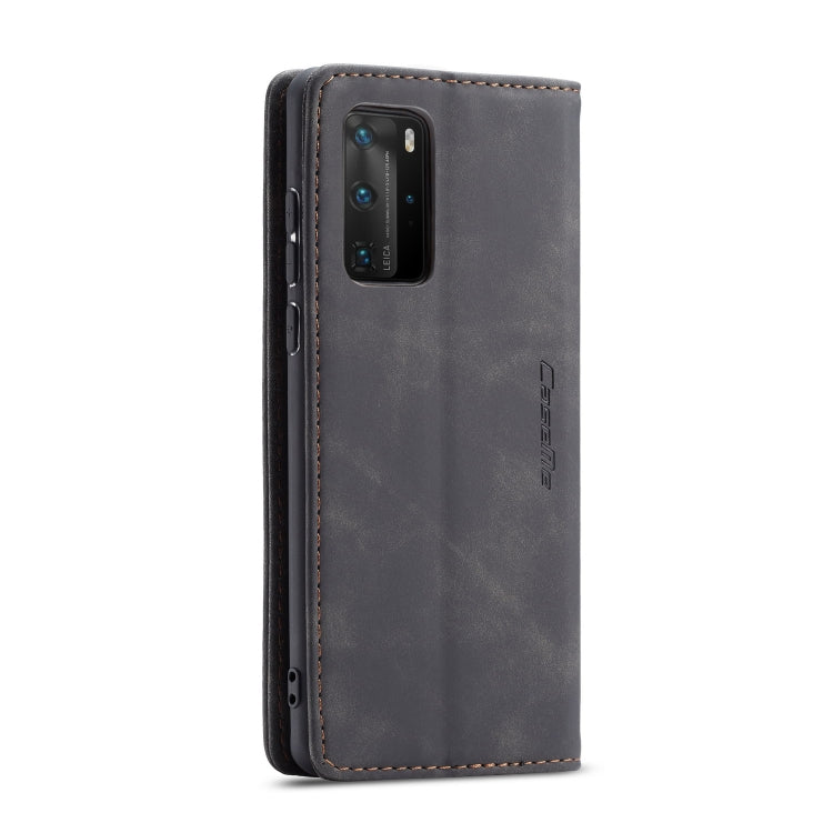 For Huawei P40 Pro CaseMe-013 Multifunctional Horizontal Flip Leather Case with Card Slot & Holder & Wallet(Black) - Huawei Cases by CaseMe | Online Shopping South Africa | PMC Jewellery | Buy Now Pay Later Mobicred