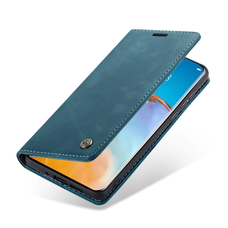 For Huawei P40 Pro CaseMe-013 Multifunctional Horizontal Flip Leather Case with Card Slot & Holder & Wallet(Blue) - Huawei Cases by CaseMe | Online Shopping South Africa | PMC Jewellery | Buy Now Pay Later Mobicred