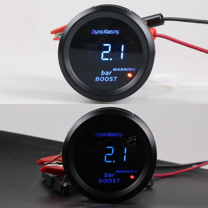 Car Modified 12V Universal 52mm Blue Light Digital Display Meter, Style:Turbo Boost Gauge BAR - Car Modification by PMC Jewellery | Online Shopping South Africa | PMC Jewellery