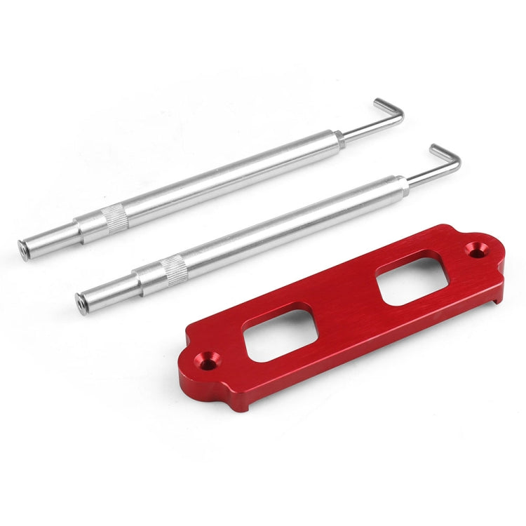 Car Aluminum Alloy Battery Fixing Bracket for Honda Civic 1988-2000(Red) - Engine Fittings by PMC Jewellery | Online Shopping South Africa | PMC Jewellery | Buy Now Pay Later Mobicred