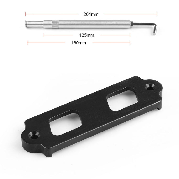 Car Aluminum Alloy Battery Fixing Bracket for Honda Civic 1988-2000(Silver) - Engine Fittings by PMC TechLife | Online Shopping South Africa | PMC TechLife | Buy Now Pay Later Mobicred