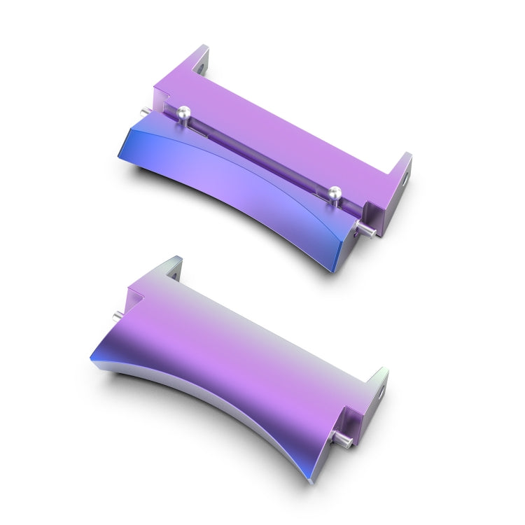 For Samsung Galaxy Watch 5 / Watch 5 Pro / Watch 4 / Watch 4 Classic 1 Pair Universal Metal Watch Band Connectors(Colorful) - free shipping - PMc TechLife - Order now!