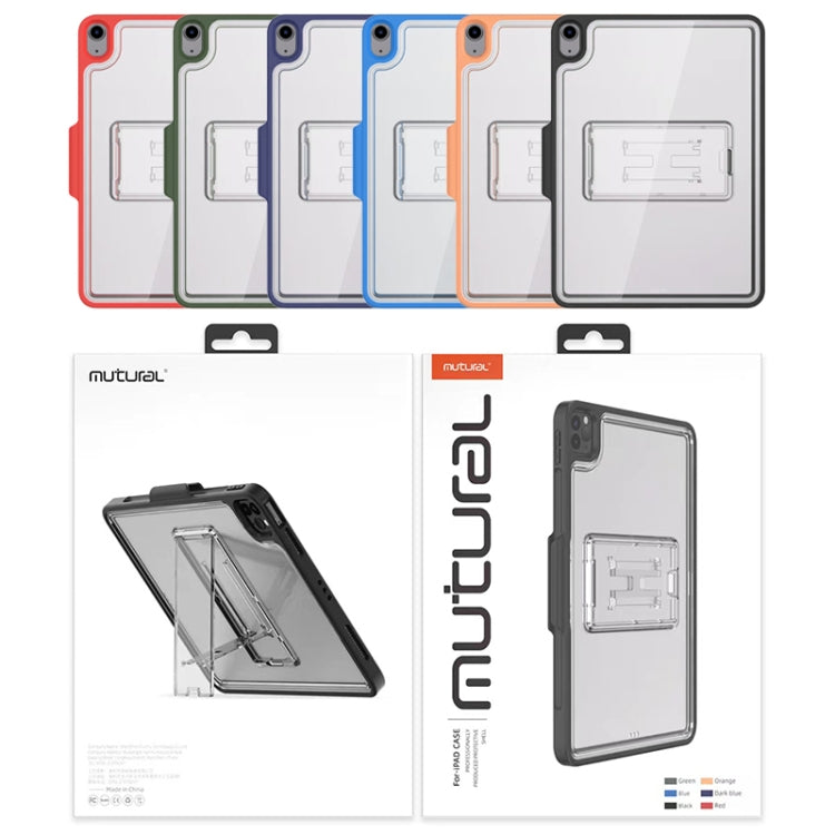 Mutural Transparent Holder Tablet Case For iPad Air 2022/ 2020 10.9(Army Green) - free shipping - PMc TechLife - Order now!