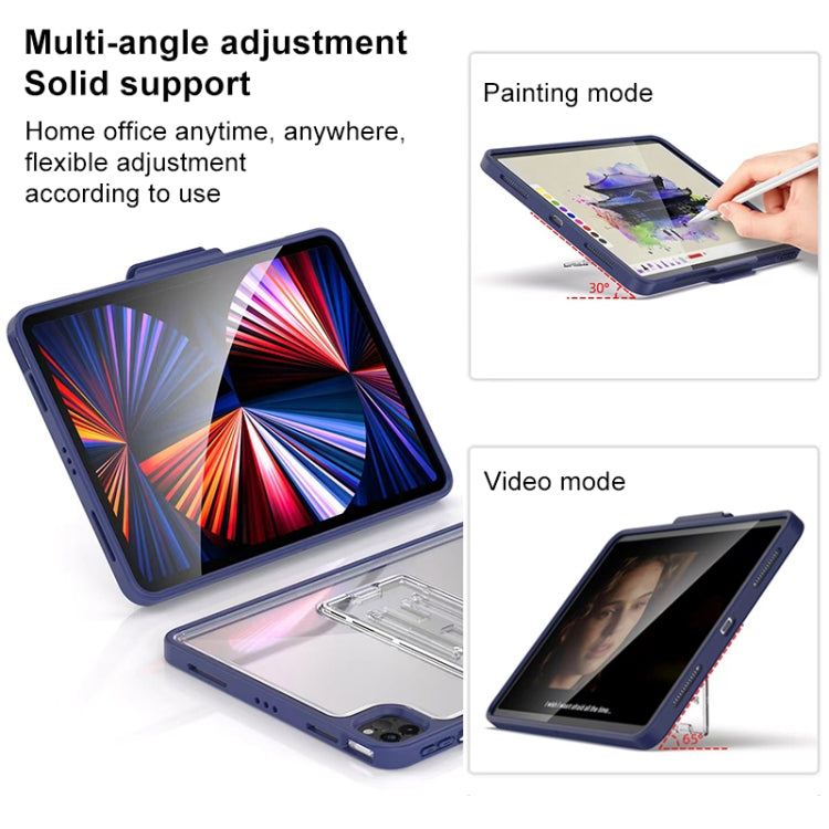 Mutural Transparent Holder Tablet Case For iPad Air 2022/ 2020 10.9(Army Green) - free shipping - PMc TechLife - Order now!