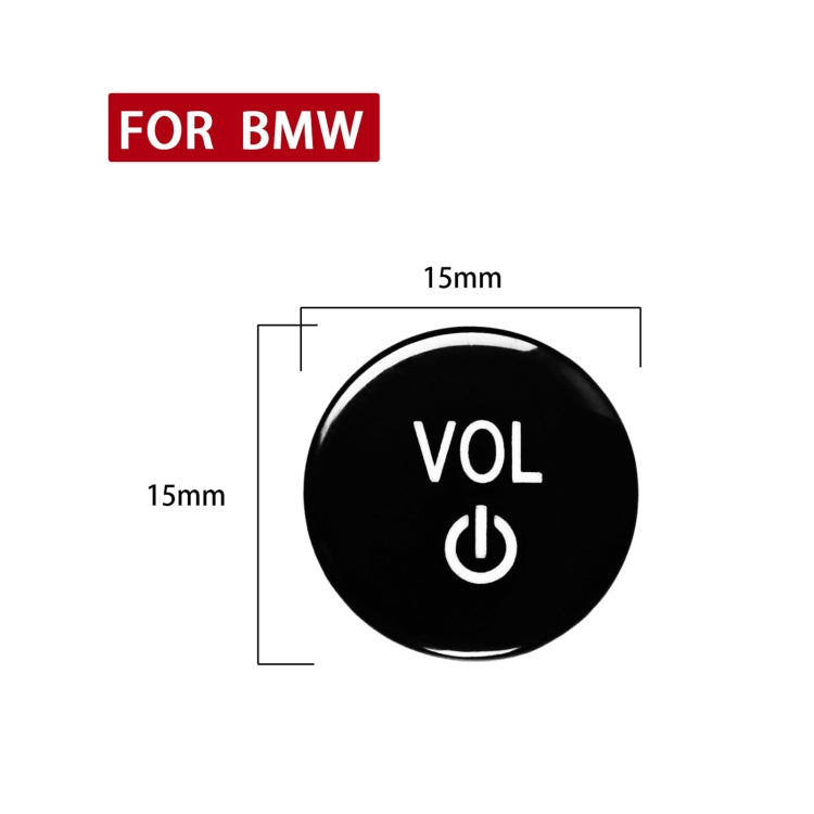 Car Audio Volume Button for BMW X7 G07 2019+, Left and Right Drive(Black) - Car Interior Mouldings by PMC Jewellery | Online Shopping South Africa | PMC Jewellery