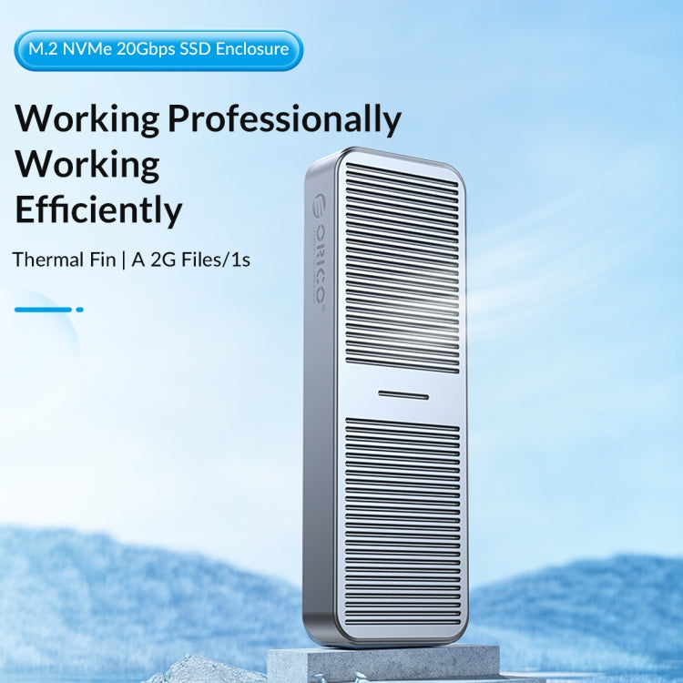 ORICO FV25C3-G2-RG 10Gbps USB3.2 Gen2 Type-C M.2 NVMe/NGFF(SATA) Dual Protocol SSD Enclosure(Gold) - free shipping - PMC Jewellery - Order now!