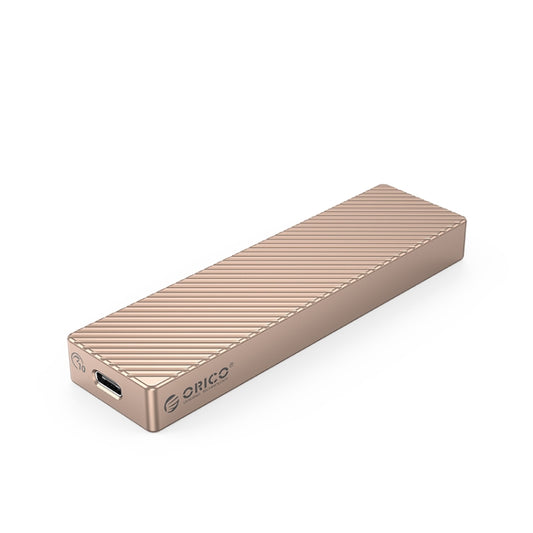 ORICO M211C3-RG M.2 NGFF SSD enclosure(Gold) - HDD Enclosure by ORICO | Online Shopping South Africa | PMC Jewellery | Buy Now Pay Later Mobicred