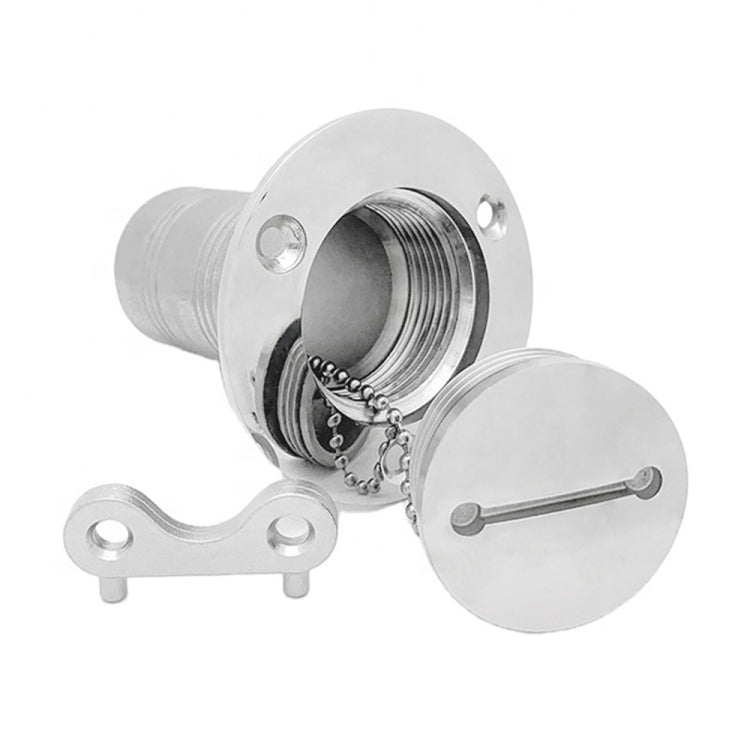 1-1/2 inch Stainless Steel Yacht Universal Fuel Filler - Marine Accessories & Parts by PMC Jewellery | Online Shopping South Africa | PMC Jewellery