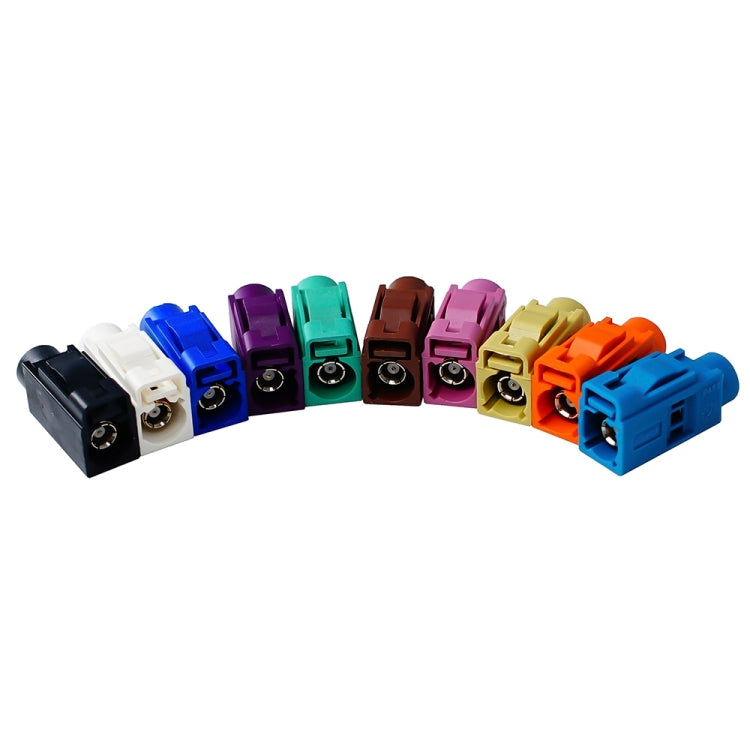For RG174 Cable Fakra Radio Crimp Female Jack / Plug Connector with Phantom RF Coaxial(Fakra H) - GPS Accessories by PMC TechLife | Online Shopping South Africa | PMC TechLife | Buy Now Pay Later Mobicred