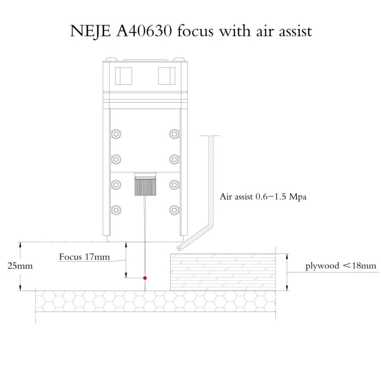 NEJE MASTER 3 Plus Laser Engraver with A40630 Laser Module(US Plug) - free shipping - PMC Jewellery - Order now!
