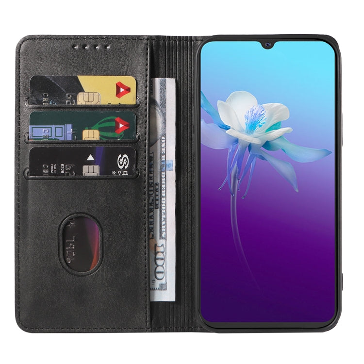 For vivo V20 2021 Magnetic Closure Leather Phone Case(Black) - vivo Cases by PMC Jewellery | Online Shopping South Africa | PMC Jewellery