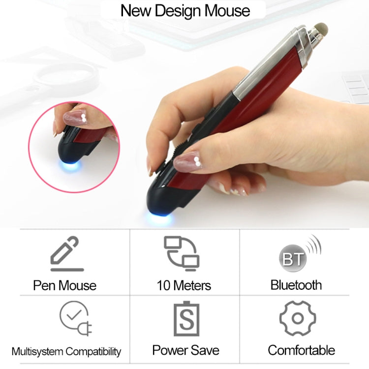 PR-08 Multifunctional Wireless Bluetooth Pen Mouse Capacitive Pen Mouse(White) - Wireless Mice by PMC Jewellery | Online Shopping South Africa | PMC Jewellery | Buy Now Pay Later Mobicred