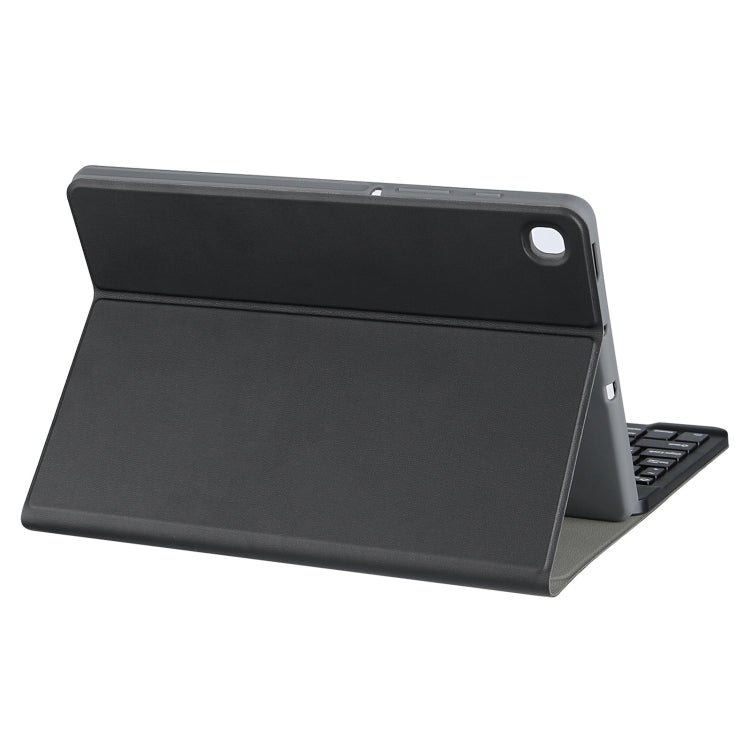 Square Cap Bluetooth Keyboard Leather Case with Pen Slot For Samsung Galaxy Tab S7(Black) - Samsung Keyboard by PMC Jewellery | Online Shopping South Africa | PMC Jewellery