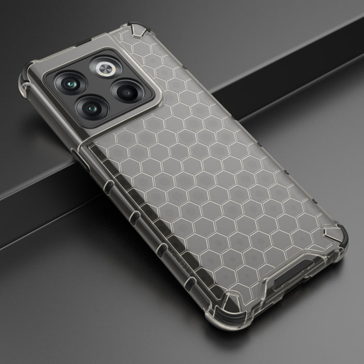 For OnePlus 10T Honeycomb Phone Case(Black) - OnePlus Cases by PMC TechLife | Online Shopping South Africa | PMC TechLife | Buy Now Pay Later Mobicred
