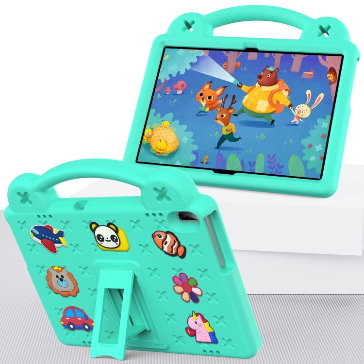 For Huawei MediaPad T5 10.1 Handle Kickstand Children EVA Shockproof Tablet Case(Mint Green) - Huawei by PMC TechLife | Online Shopping South Africa | PMC TechLife | Buy Now Pay Later Mobicred