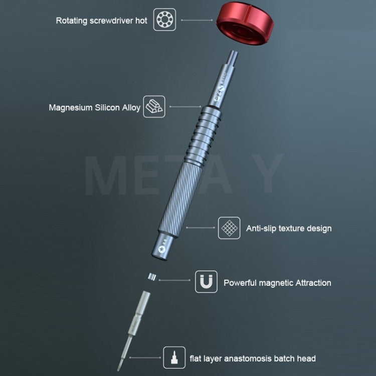 MECHANIC META Y Cross 1.5 Alloy Magnetic Screwdriver for Phone Repair - free shipping - PMC TechLife - Order now!