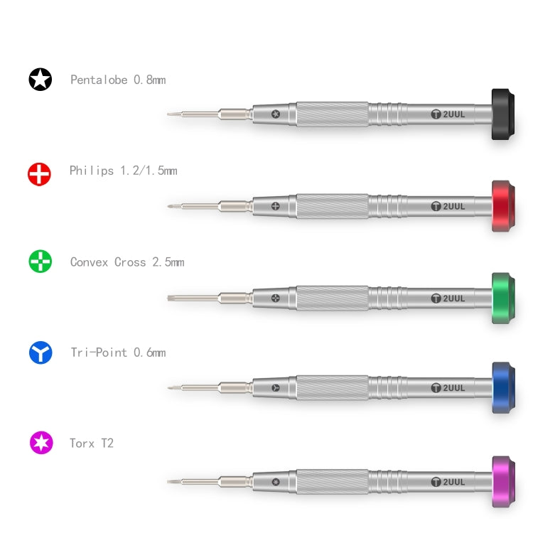 2UUL Pentalobe 0.8mm Colorful Flyshaft Screwdriver - Screwdriver by 2UUL | Online Shopping South Africa | PMC Jewellery | Buy Now Pay Later Mobicred