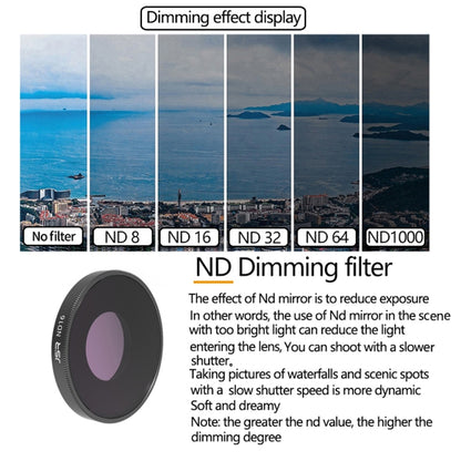 JSR LS ND64 Lens Filter For DJI Osmo Action 3 -  by PMC Jewellery | Online Shopping South Africa | PMC Jewellery | Buy Now Pay Later Mobicred