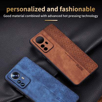 For Xiaomi 12 Pro / 12S Pro AZNS 3D Embossed Skin Feel Phone Case(Black) - Xiaomi Cases by AZNS | Online Shopping South Africa | PMC Jewellery