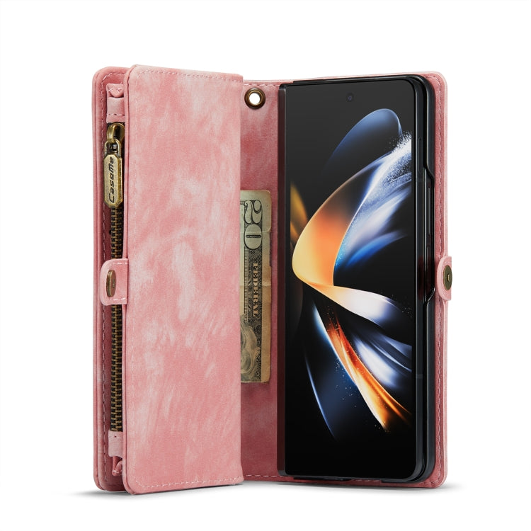 For Samsung Galaxy Z Fold4 CaseMe 008 Detachable Multifunctional Leather Phone Case(Pink) - Galaxy Phone Cases by CaseMe | Online Shopping South Africa | PMC Jewellery | Buy Now Pay Later Mobicred