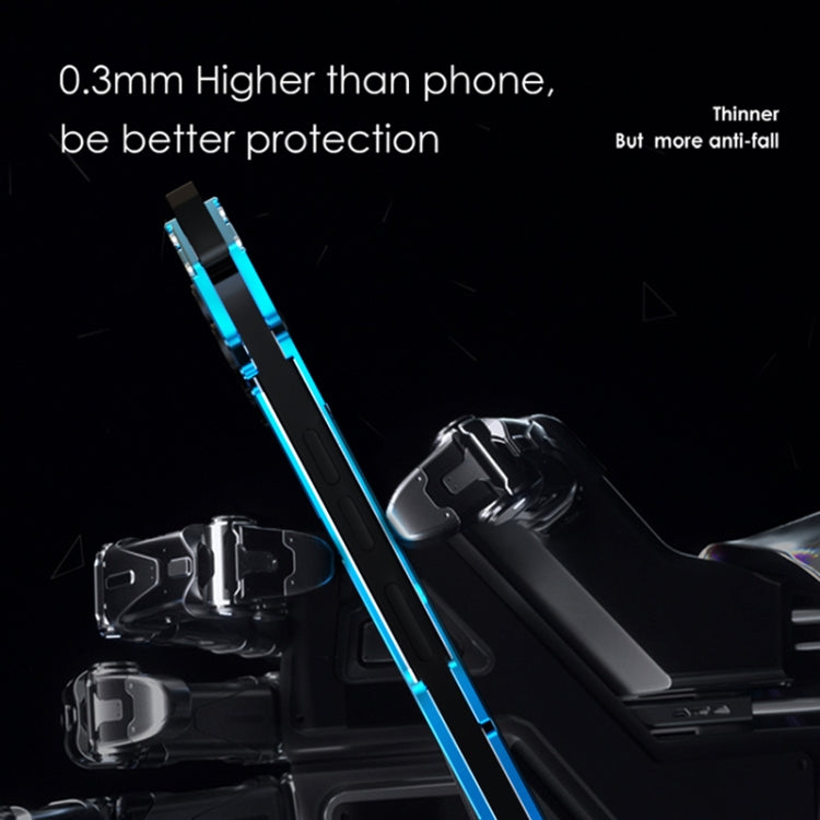 For iPhone 14 Plus R-JUST RJ17 Shockproof Armor Metal Phone Case(Blue) - iPhone 14 Plus Cases by R-JUST | Online Shopping South Africa | PMC TechLife | Buy Now Pay Later Mobicred