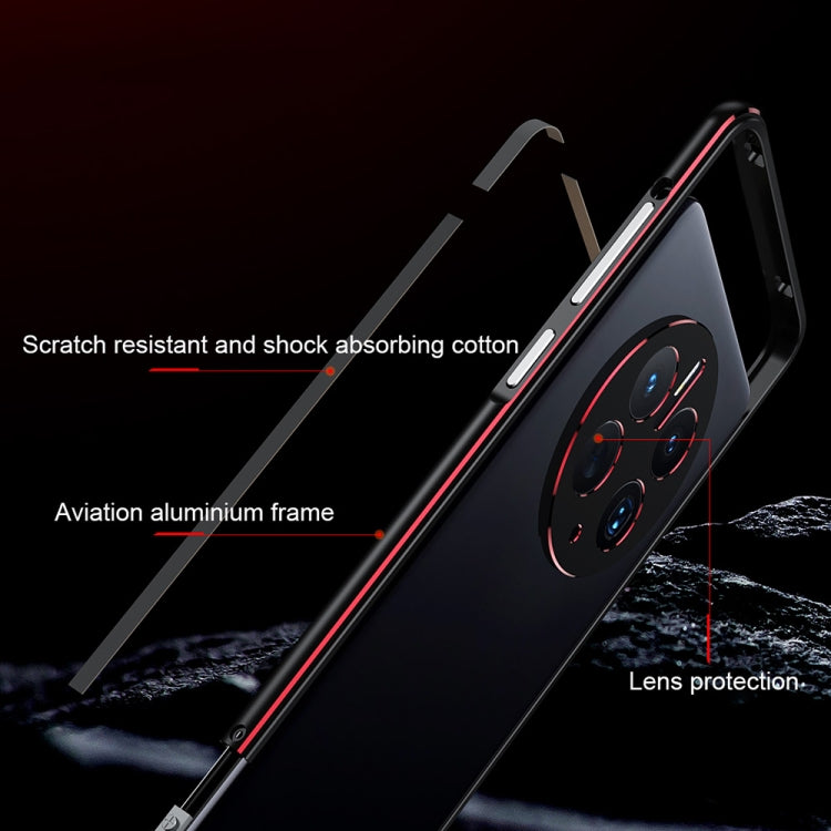 For Huawei Mate 50 Pro LK Aurora Metal Phone Frame with Lens Cover(Orang Silver) - Huawei Cases by PMC TechLife | Online Shopping South Africa | PMC TechLife | Buy Now Pay Later Mobicred