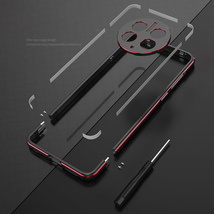 For Huawei Mate 50 Pro LK Aurora Metal Phone Frame with Lens Cover(Orang Silver) - Huawei Cases by PMC TechLife | Online Shopping South Africa | PMC TechLife | Buy Now Pay Later Mobicred