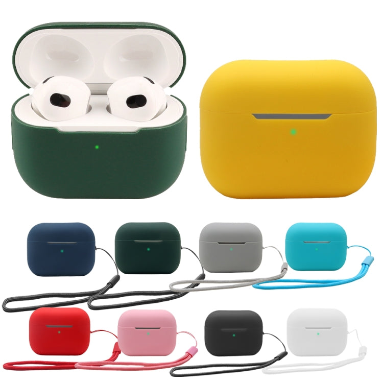 For AirPods Pro 2 2.0mm Solid Color Silicone Protective Cover(Pink) - For AirPods Pro 2 by PMC Jewellery | Online Shopping South Africa | PMC Jewellery | Buy Now Pay Later Mobicred