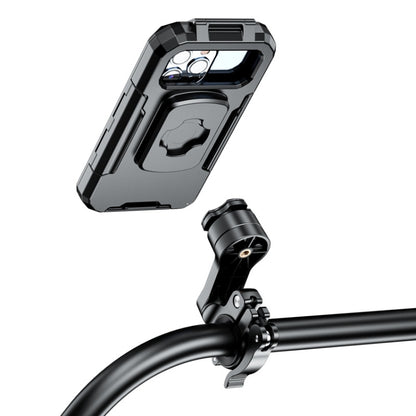 M18L-QD Motorcycle / Bicycle Waterproof Quick Release Mobile Phone Holder - Holder by PMC Jewellery | Online Shopping South Africa | PMC Jewellery | Buy Now Pay Later Mobicred