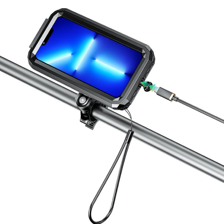 Kewig M18S-QD Motorcycle / Bicycle Waterproof Quick Release Mobile Phone Holder - Holder by Kewig | Online Shopping South Africa | PMC TechLife | Buy Now Pay Later Mobicred