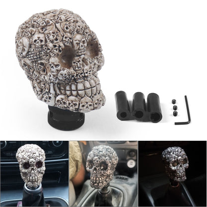 Car Skull Manual Shift Lever Gear Head(Creamy-white) - Shift Knob by PMC Jewellery | Online Shopping South Africa | PMC Jewellery