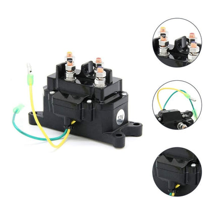 For UTV / Pickup Truck / ATV Electric Winch Relay Heavy Duty Solenoid Contactor with Rocker Arm & Switch - Relays by PMC Jewellery | Online Shopping South Africa | PMC Jewellery