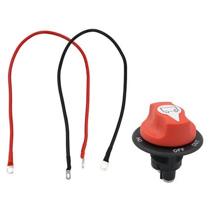 50A 10AWG Car Yacht Battery Selector Isolator Disconnect Rotary Switch Cut With Power Cord - Car Switches by PMC Jewellery | Online Shopping South Africa | PMC Jewellery | Buy Now Pay Later Mobicred